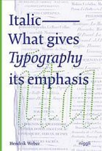 Image of Italic : what gives typography its emphasis