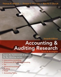Image of Accounting and auditing research : tools and strategies. Seventh Edition