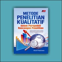 Image of Metode penelitian kualitatif dalam perspektif rancangan penelitian