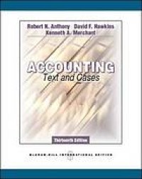 Image of Accounting : text and cases. Thirteenth Edition