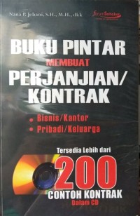 Image of Buku pintar membuat perjanjian/kontrak