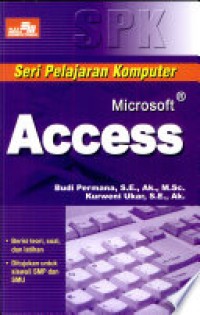 Image of Seri pelajaran komputer : Microsoft access
