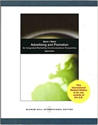 Image of Advertising and Promotion : An Integrated marketing communications perspective. Eighth Edition