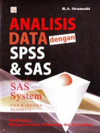 Image of Analisis data dengan spss & SAS