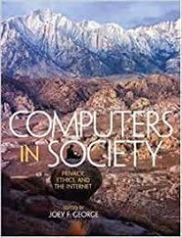 Image of Computer In Society : Privacy, Ethics and The Internet