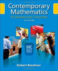 Image of Contemporary Mathematics for Business and Consumers. Fifth Edition
