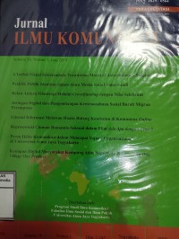 Image of Jurnal Ilmu Komunikasi UAJY vol. 16 no. 1 Juni 2019