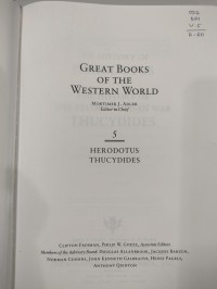 Image of Great books of the western world volume 5