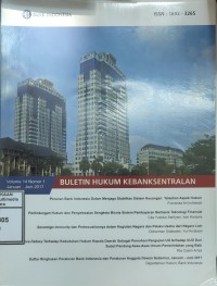 Image of Buletin hukum kebanksentralan, vol. 14, no. 1, Januari - Juni 2017
