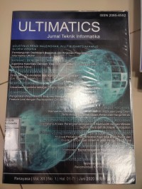 Image of Ultimatics: jurnal teknik informatika vol. 12, no. 1, Juni 2020