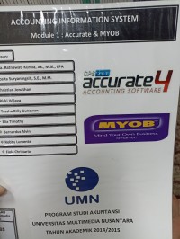 Image of Accounting Information System Module 1 : Accurate & MYOB (2014/2015)