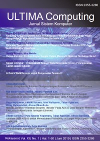 Image of Ultima Computing : Jurnal Sistem Komputer Vol 11 No. 1, June 2019