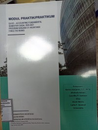 Image of Modul Praktik/Praktikum Accounting Fundamental (2020/2021)