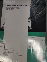 Image of Modul Praktik/Praktikum Advanced Accounting 2 (2020)