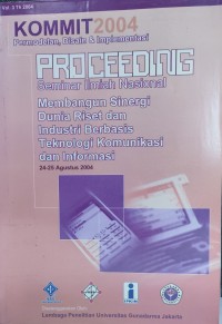 Image of Kommit 2004: Proceeding Seminar Ilmiah Nasional 2004