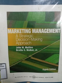 Image of Marketing management : a strategic decision-making approach, eighth edition
