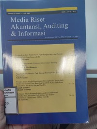 Image of Media riset akutansi, auditing & informasi Vol.9 No.1, April 2009