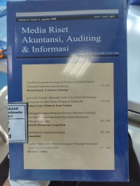 Image of Media Riset Akuntansi, Auditing & Informasi, vol. 8, no. 2, Agustus 2008