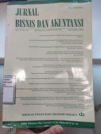 Image of Jurnal Bisnis dan Akuntansi vol. 6, no. 2a, November 2004