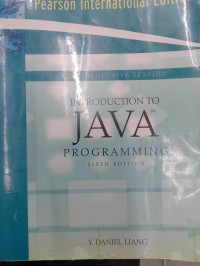 Image of Introduction to Java Programming. Sixth Edition