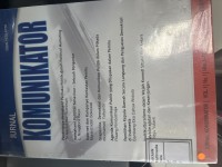 Image of Jurnal Komunikator, vol. 1, no. 1, Mei 2009