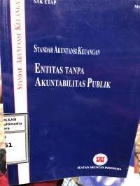 Image of Standar Akuntansi Keuangan Entitas Tanpa Akuntabilitas Publik