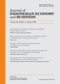 Image of Journal of Indonesian Economy and Business vol. 39, no. 1, January 2024