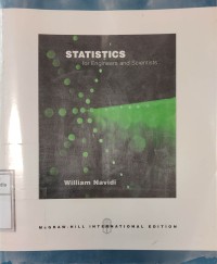 Image of Statistics for engineers and scientists