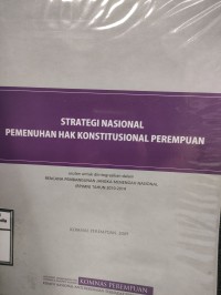 Image of Strategi Nasional Pemenuhan Hak Konstitusional Perempuan