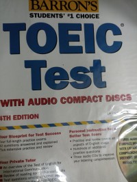 Image of TOEIC : test of English for international communication with audio compact discs. Fourth Edition