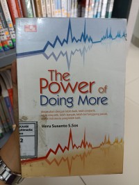 Image of The power of doing more