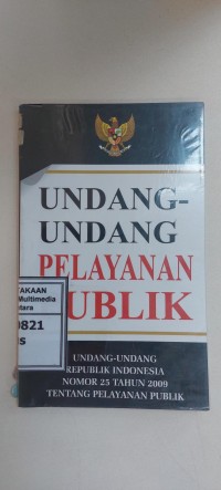 Image of Undang-Undang Pelayanan Publik