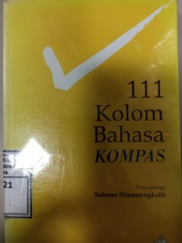 Image of 111 Kolom Bahasa Kompas