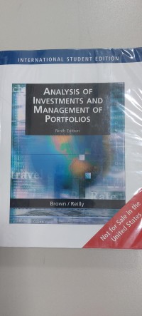 Image of Analysis of Investments and Management of Portfolios. Ninth Edition