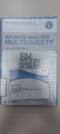 Image of Aplikasi analisis multivariate dengan program IBM SPSS 23 edisi 8