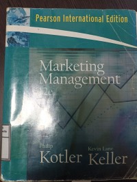 Image of Marketing management. Twelfth Edition