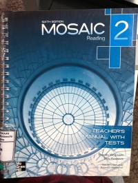 Image of Mosaic 2 : reading : teacher's manual with test