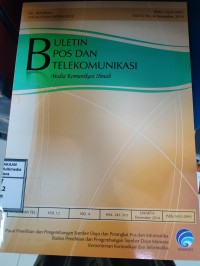 Image of Buletin Pos dan Telekomunikasi Vol. 12 No. 4, Desember 2014