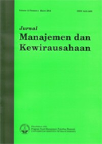 Image of Jurnal manajemen dan kewirausahaan Vol. 15 no. 2, September 2013