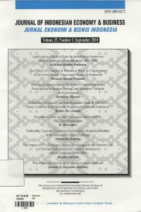 Image of Journal of Indonesian economy and business Vol. 28 No. 2, May 2013