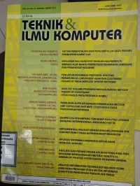Image of Jurnal teknik dan ilmu komputer Vol.04 - No.13, Januari-Maret 2015