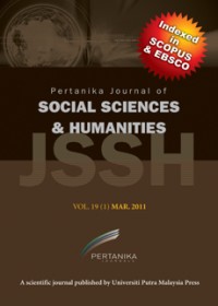 Image of Pertanika journal of social sciences & humanities Vol. 23 May 2015