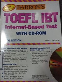 Image of Barron's Toefl iBT Internet-Based Test with CD-ROM. Twelfth Edition