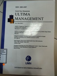 Image of Ultima management : jurnal ilmu manajemen Vol. 5 No. 2, Desember 2013