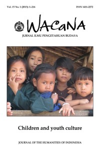 Image of Wacana : Jurnal Ilmu Pengetahuan Budaya Vol. 15 No. 1, 2014
