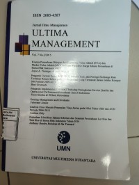 Image of Ultima management : jurnal ilmu manajemen Vol. 7 No. 2, Desember 2015