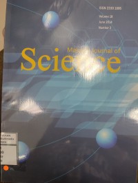Image of Makara Journal of Science Vol.18 No.2 June 2014