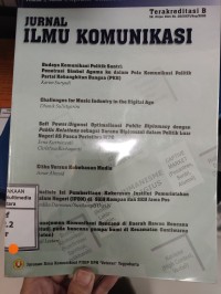 Image of Jurnal Ilmu komunikasi Vol. 5 No. 3 September - Desember 2007