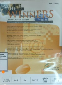 Image of Journal the Winners Vol. 8 No. 1 Maret 2007