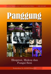 Image of Jurnal panggung Vol. 23 No. 1 maret 2013